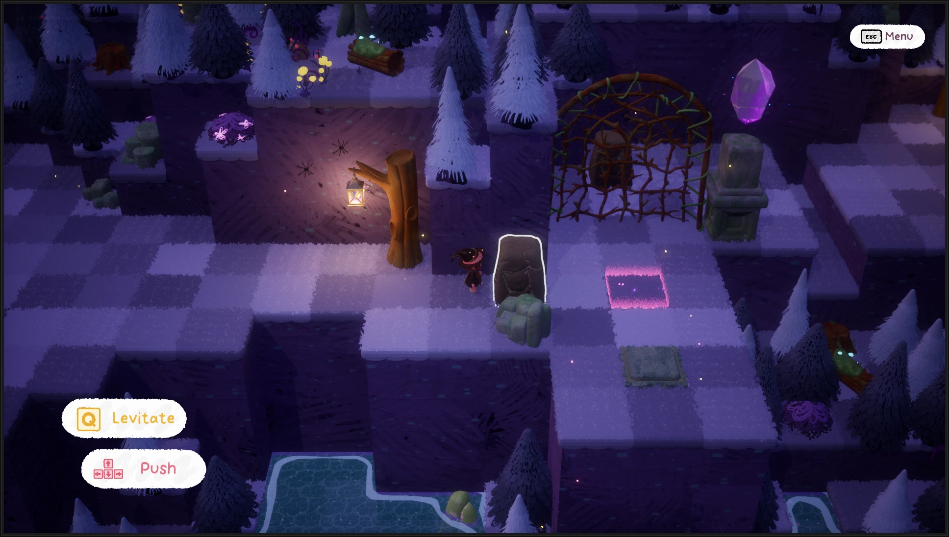 Kitty Witchy, First level screenshot