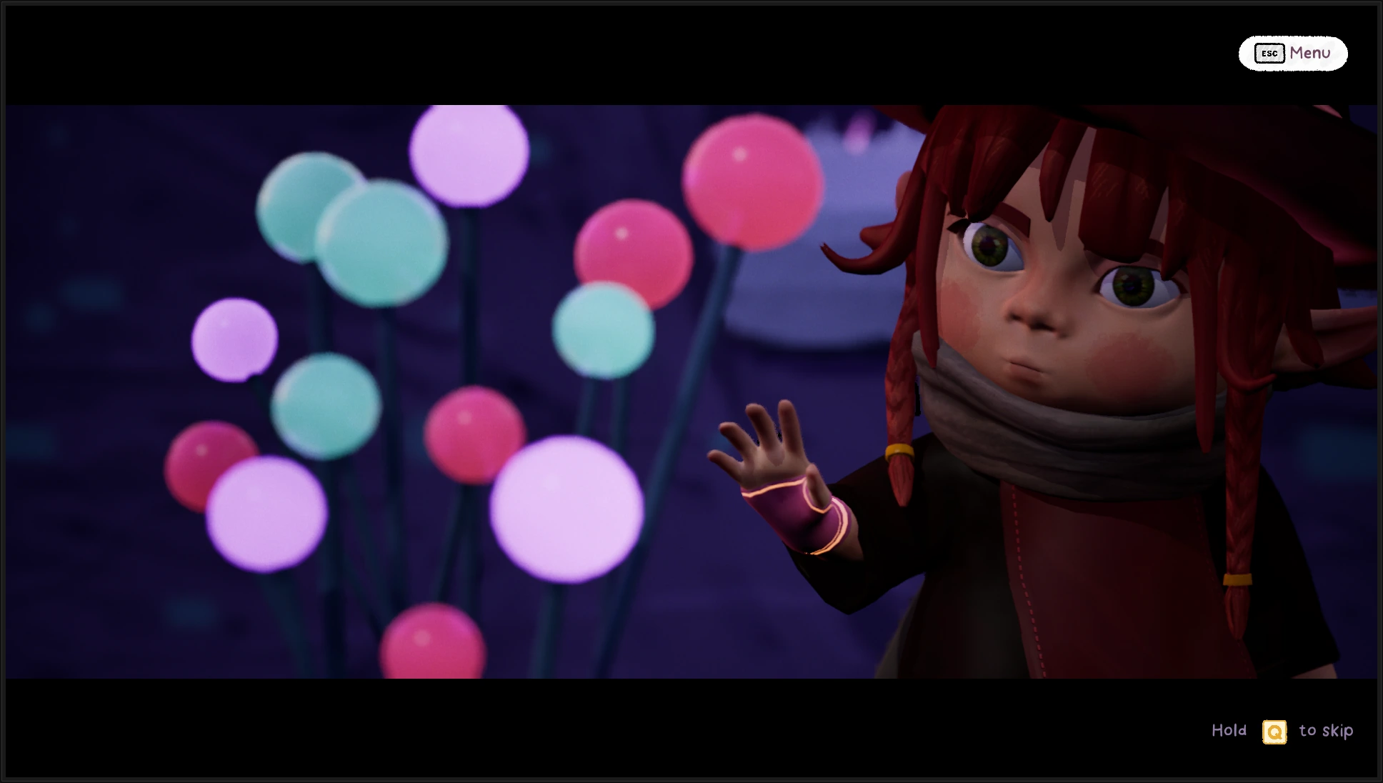 Kitty Witchy, Tree Cinematic Starting Screenshot