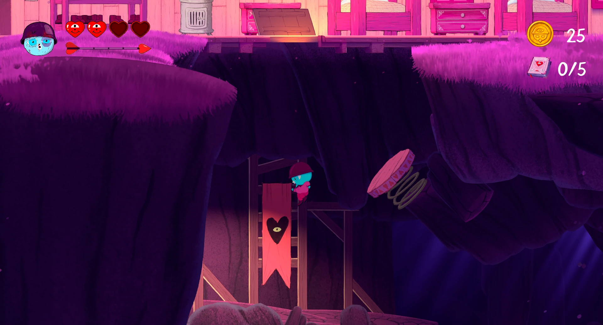 Unicorn Wars The Video-game, First level screenshot in the caves