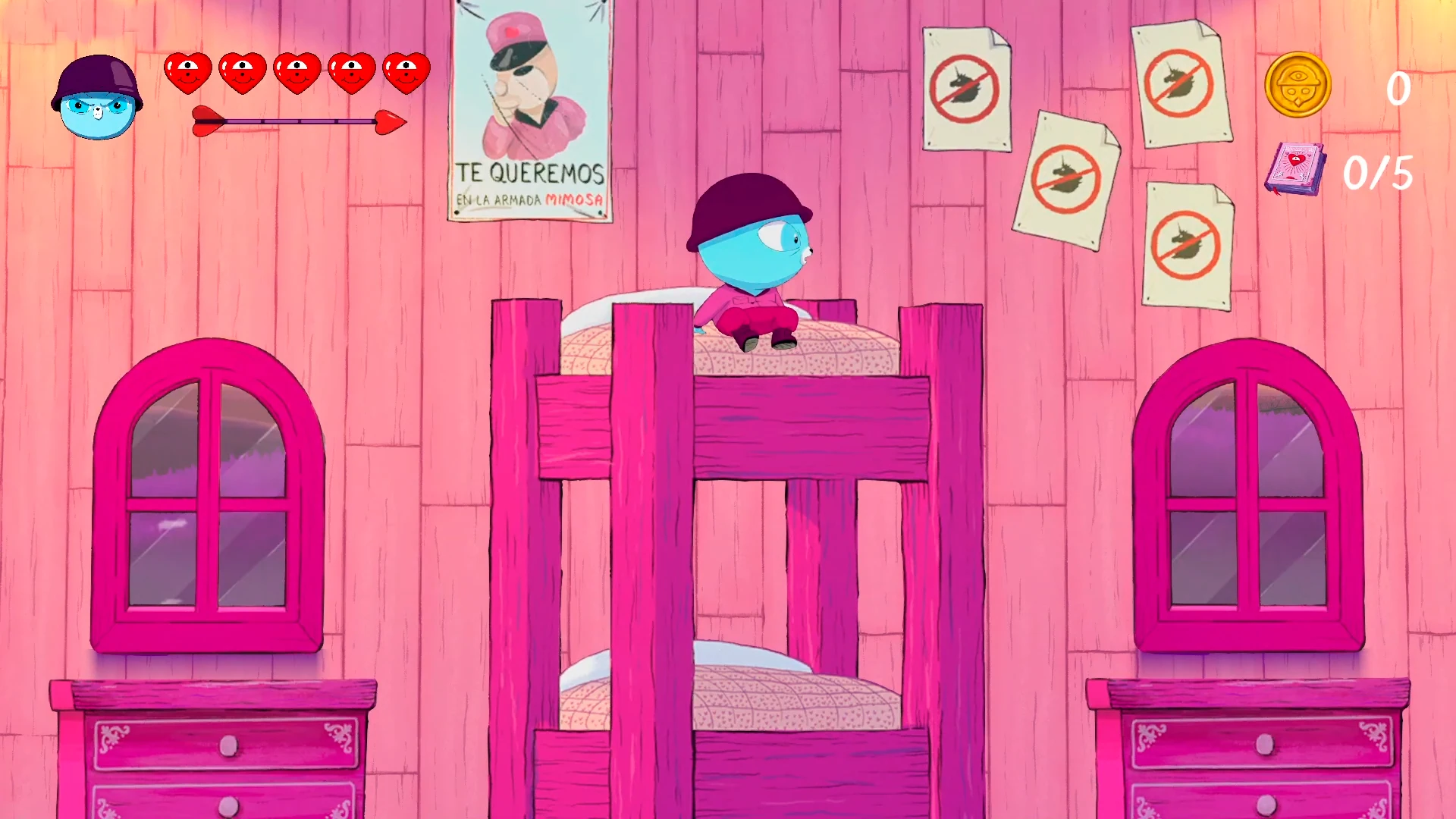 Unicorn Wars The Video-game, running through the camp love